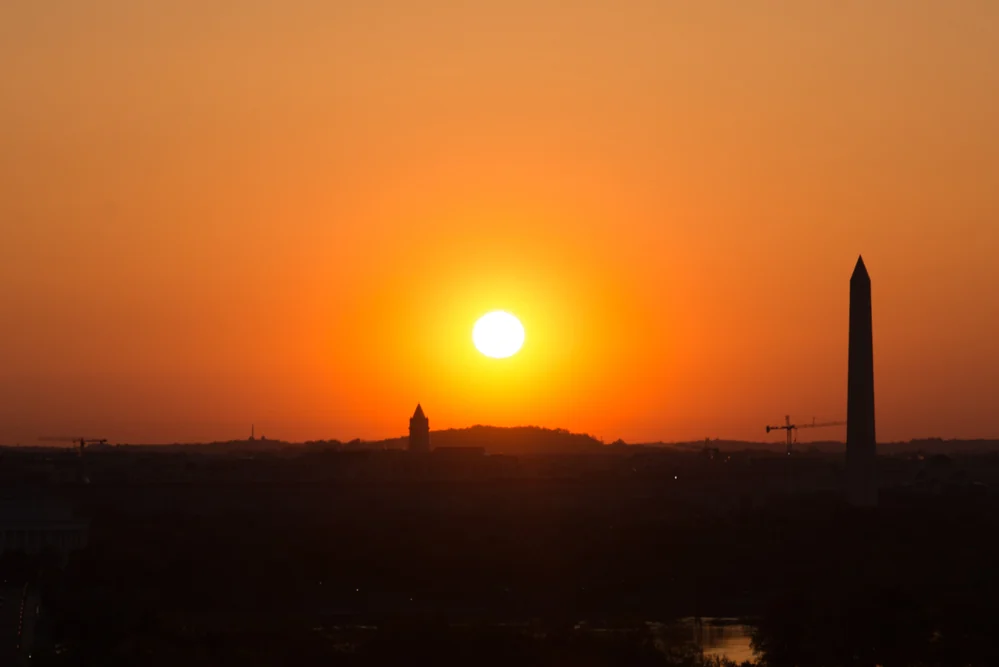 Sunrise in Washington D.C.