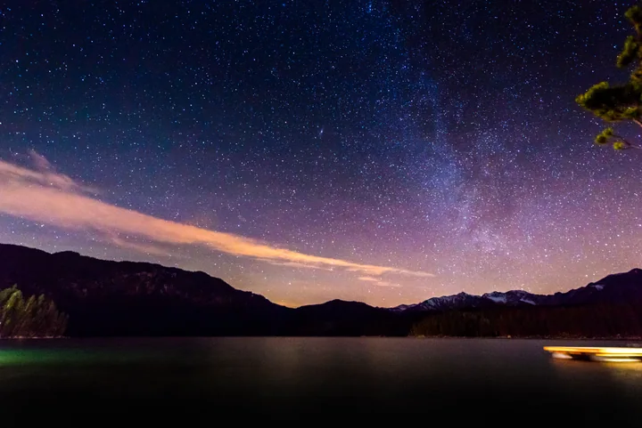 Stars over Eibsee — Germany