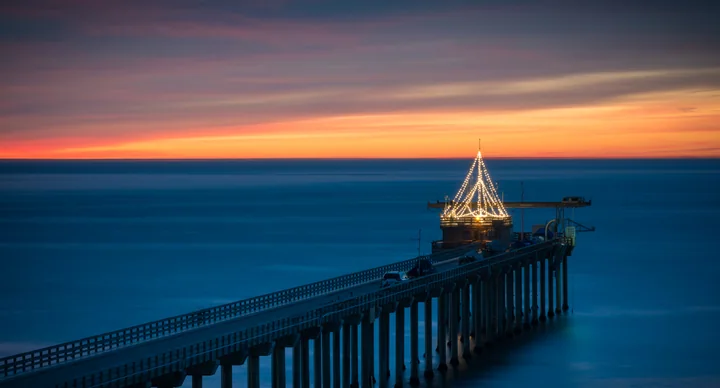 Scripps Pier at Dusk — California, USA