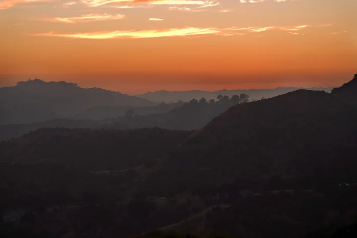 Hollywood Hills at Sunset — California, USA