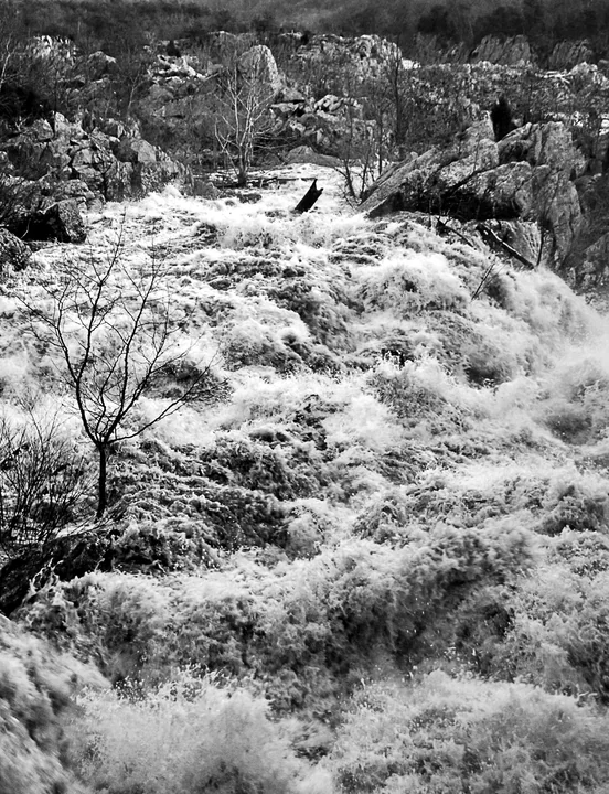 Great Falls in Monochrome — Maryland, USA