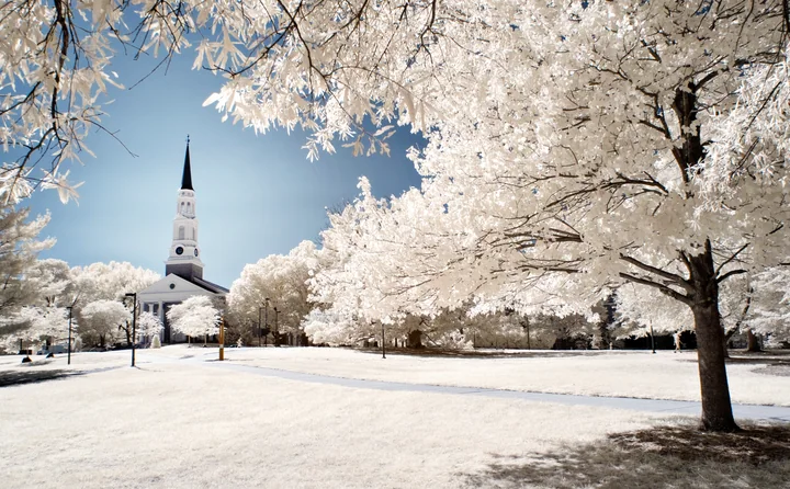 University of Maryland Chapel in Infrared — Maryland, USA