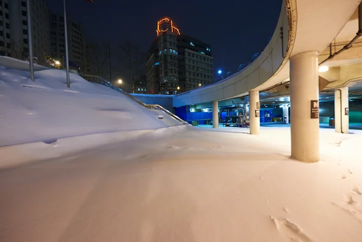Bethesda in Snow — Maryland, USA