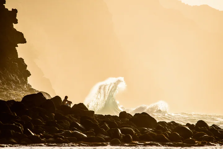 Golden Sea Spray — Kauaʻi, Hawaii