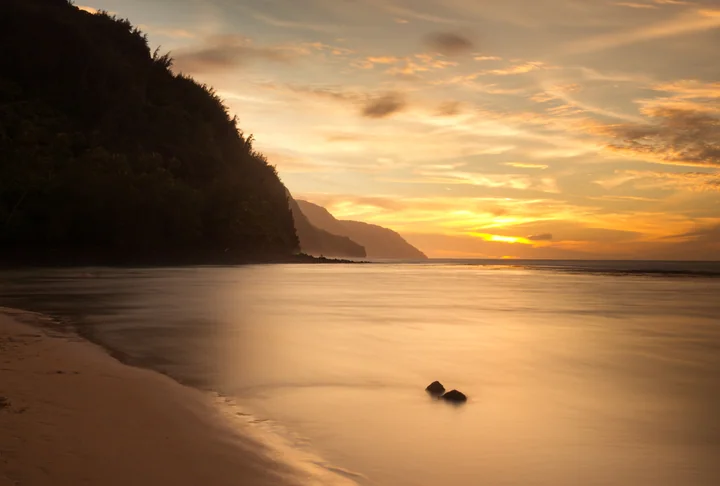Keʻe Beach, Last Light — Kauaʻi, Hawaii