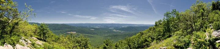 Wolf Gap Panorama — West Virginia, USA