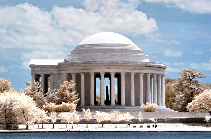 Jefferson Memorial in Infrared — Washington, D.C.
