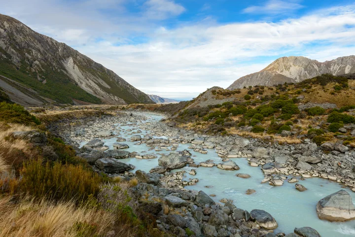 Tasman River — South Island, New Zealand