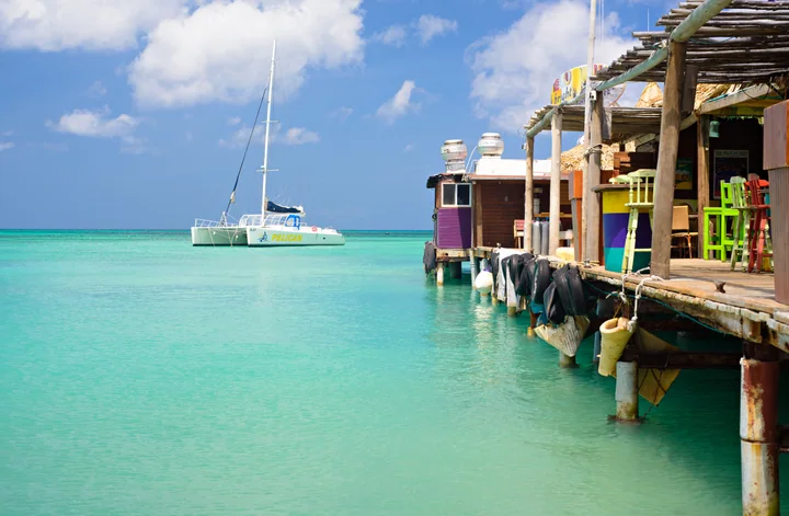 Along the Pier — Aruba